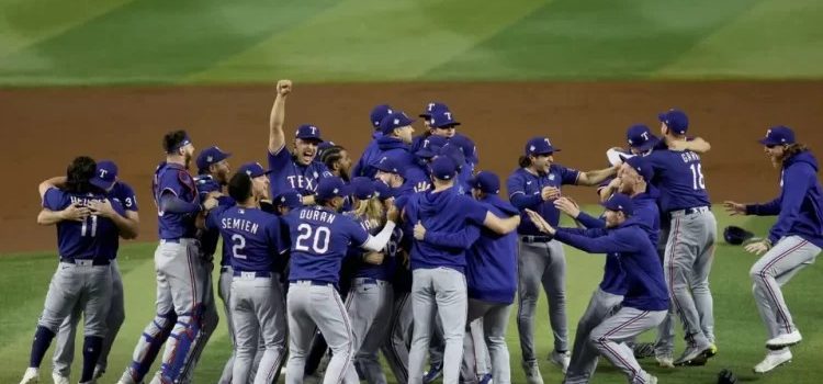 Los Texas Rangers ganan la Serie Mundial