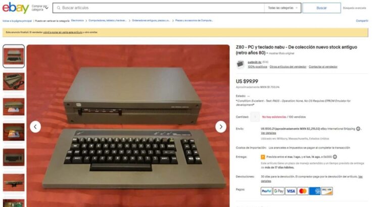 Puso a la venta más de 2 mil computadoras que le quedaron de hace 23 años