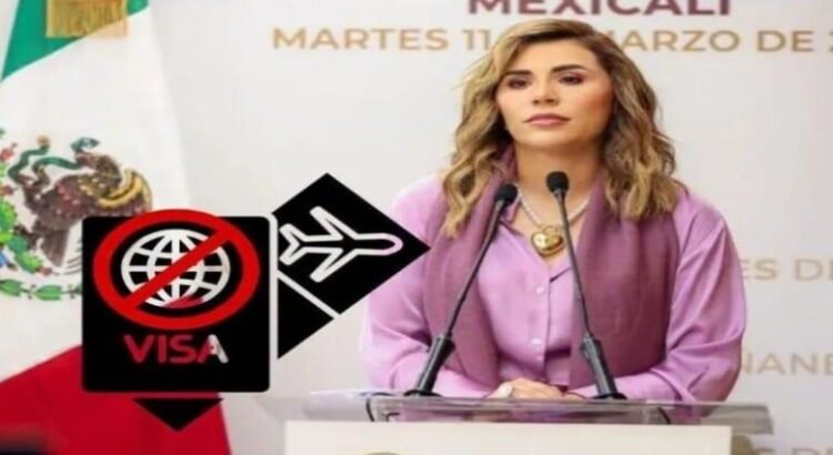 EUA retira visa a gobernadora de Baja California y su esposo