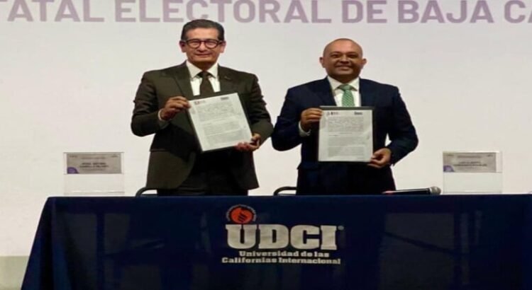 Concretan alianza UDCI e Instituto Estatal Electoral de Baja California