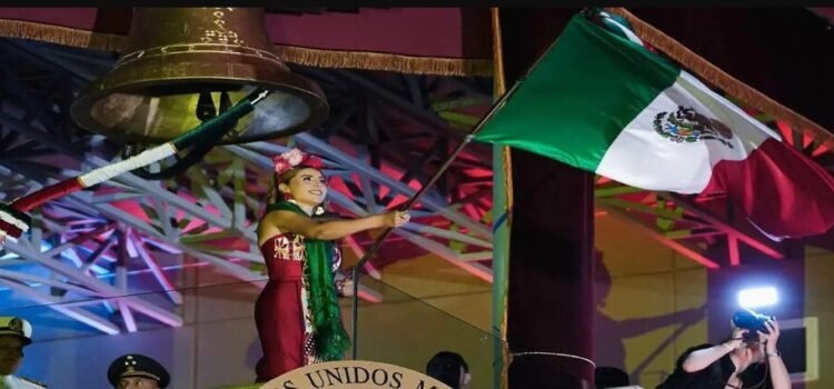 Marina del Pilar encabeza ceremonia del “Grito de Independencia