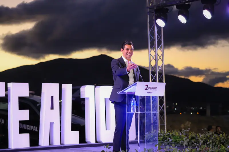 Román Cota destaca inversión en obras y servicios durante su segundo informe en Tecate